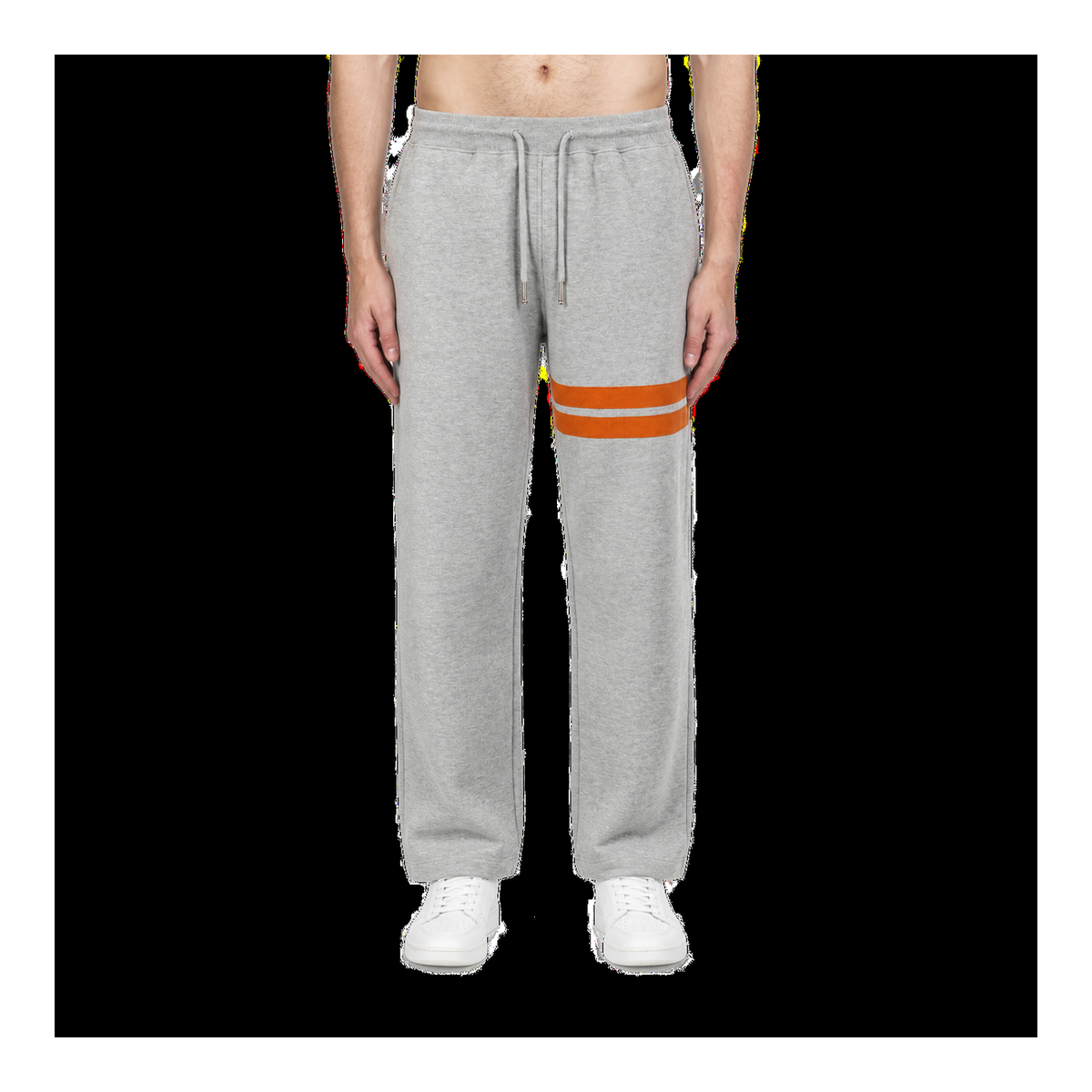 Thom Browne Style Casual Unisex Sweatpants with Signature Four-Bar Detail