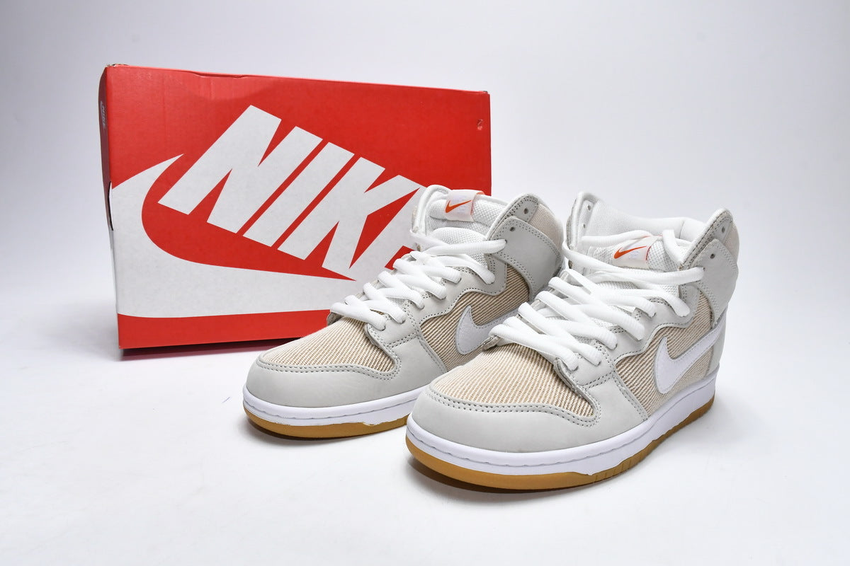 Nike SB Dunk High Pro ISO Orange Label Unbleached Natural Reps Sneaker DA9626-100