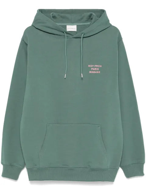 Drôle De Monsieur slogan-print hoodie