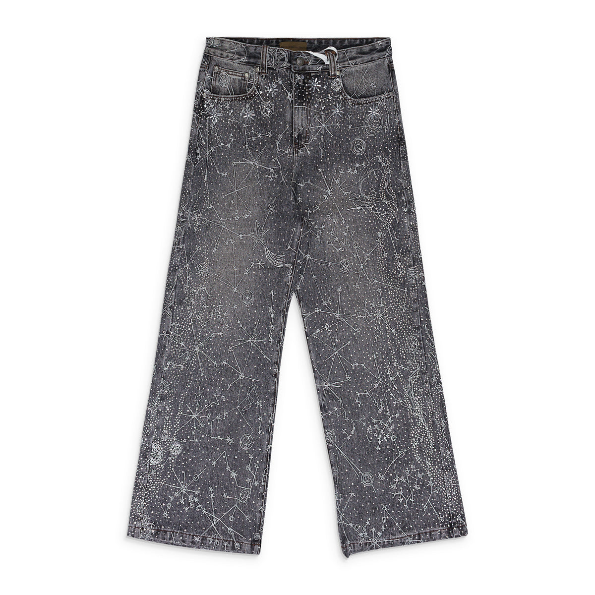 BLACK 20K ZODIAC DIAMOND DENIM