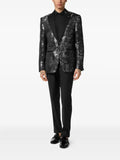 Philipp Plein jacquard blazer lord fit Skull