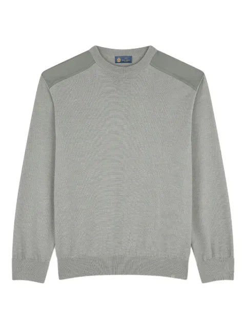 Paul & Shark shoulder-patch crew-neck sweater