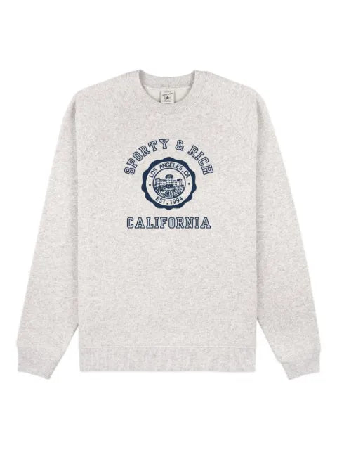 Sporty & Rich crew-neck long-sleeve sweatshirt