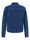 Gucci contrast-stitching horsebit denim jacket
