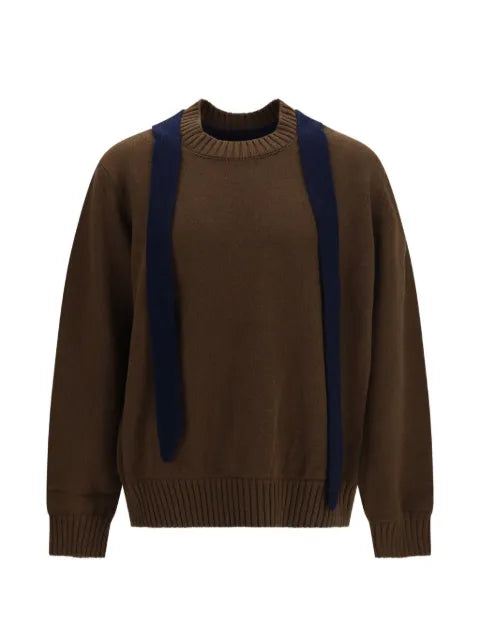sacai wool sweater