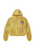 Vale Forever Sun Custered distressed logo-patch hoodie