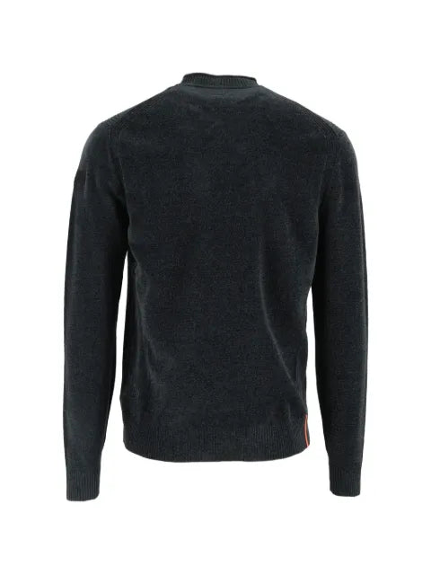 RRD velvet-effect crew-neck sweater