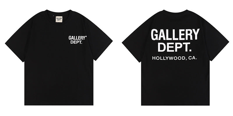Gallery Dept Tie Dye Washed Graffiti Print Crew Neck T‑Shirt Unisex