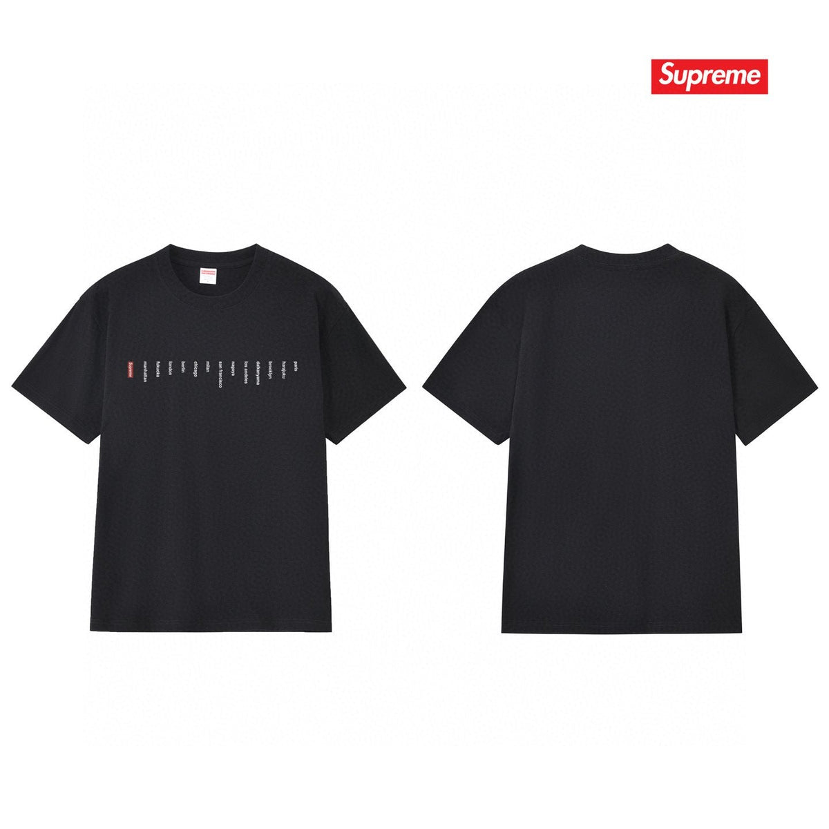 Supreme Location Graphic Short-Sleeve T-Shirt