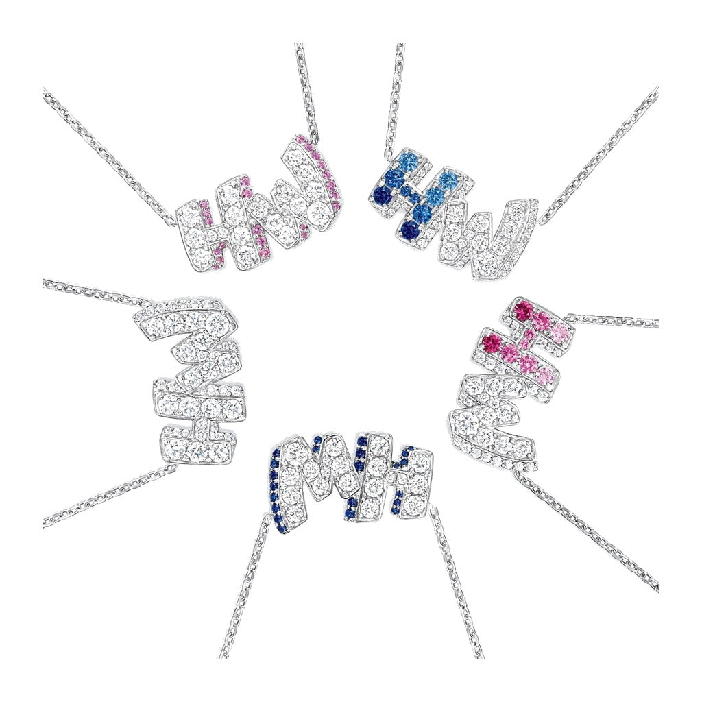 Harry Winston Style Lock Cubic Zirconia Earrings