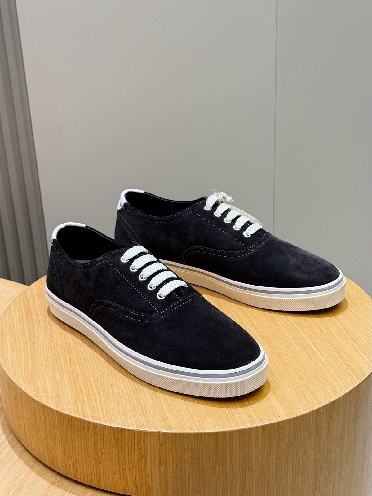Brunello Cucinelli Black Suede Sneakers