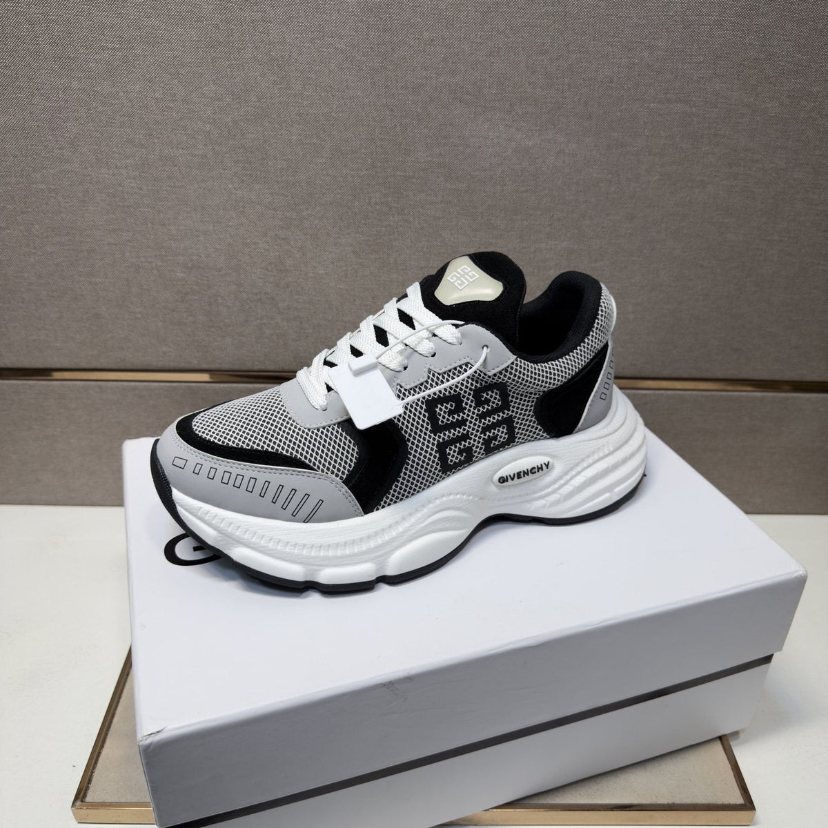 Givenchy Paneled Low-Top Sneakers